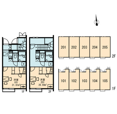 【区画図】 | レオネクストHOPE横山