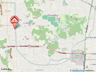 【地図】 | サンディーア　A・B棟