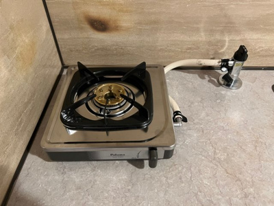 【キッチン】 | ユトリロサニー | 一口ガスコンロ（※写真はイメージです、現況優先となります）