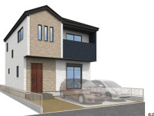 【外観パース】 | 【名古屋市西区こも原町181新築戸建2号棟】★仲介手数料無料★（