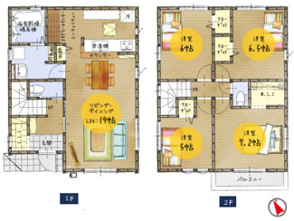 【間取り】 | 【名古屋市西区こも原町181新築戸建3号棟】★仲介手数料無料★（