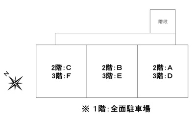 【区画図】 | ハイツ不動上平井