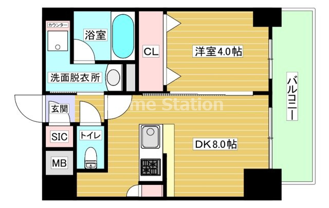 【間取り】 | エステムコート大阪福島Ⅱレイヤー