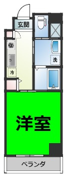 仲介手数料0！！ワイズタワー新栄の間取り