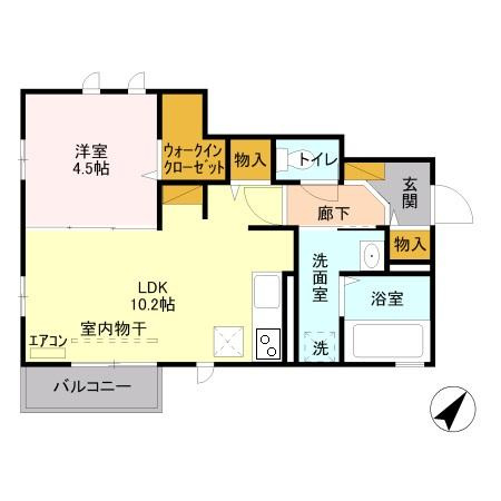 【間取り】 | フローラⅡ