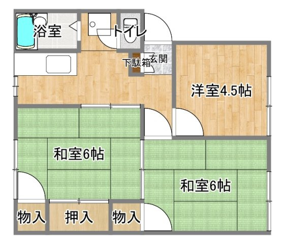 パストラーレの間取り