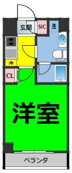 仲介手数料0！！ASレジデンス上前津の間取り