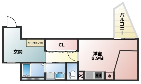 【間取り】 | キャルムコート忍ケ丘