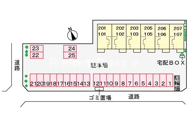 トゥインクルの駐車場|駐車場