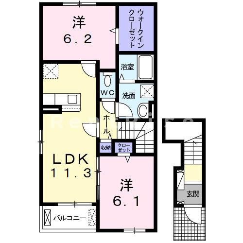 トゥインクルの間取り|間取図