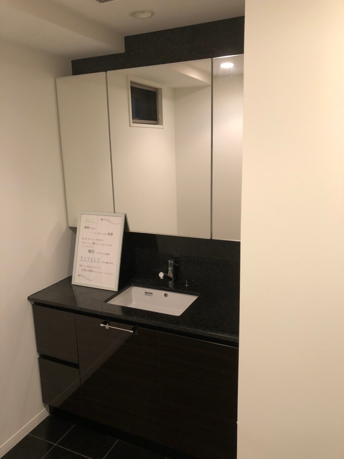 仲介手数料0！！VIVACEの洗面所
