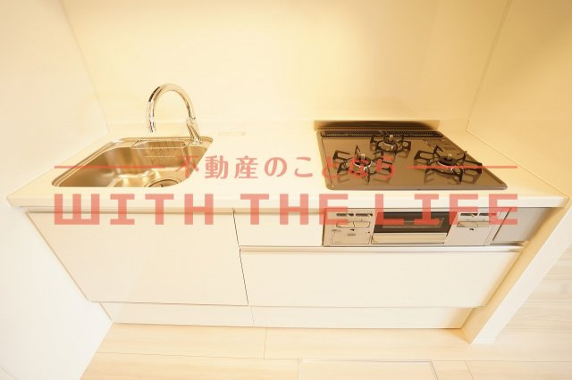 the Terrace御井町【キャッシュバック対象物件】のキッチン|キッチンでお料理をお楽しみください