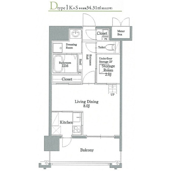 【間取り】 | 仲介手数料０円！リアンシエルブルー東比恵Ⅱ