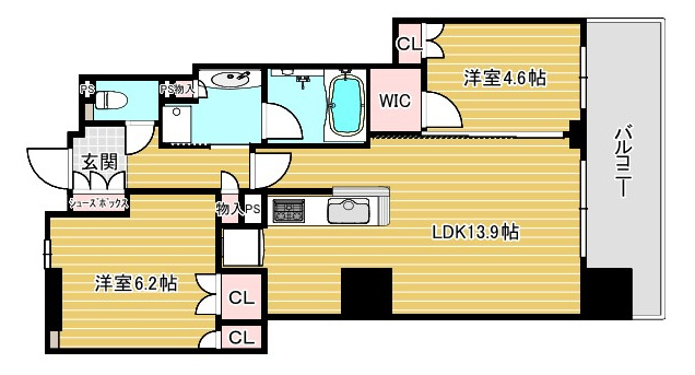 【間取り】 | プラウド阪急塚口駅前