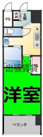 仲介手数料0！！パークフラッツ金山の間取り