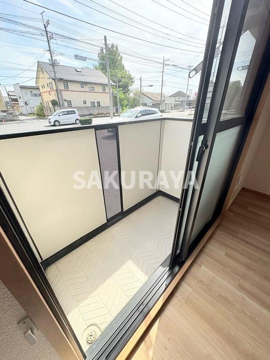 サンビレッジ足利のバルコニー