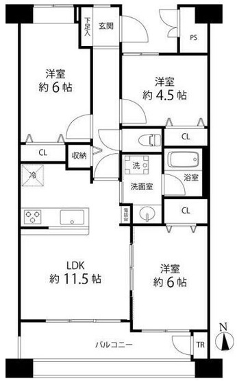 【間取り】 | ブールヴァル舞岡