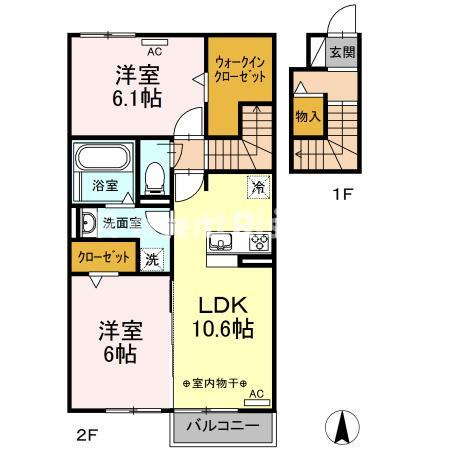 ルミエール増田の間取り