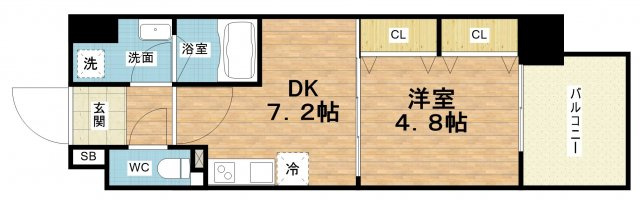 【間取り】 | ATKレジデンスなんば