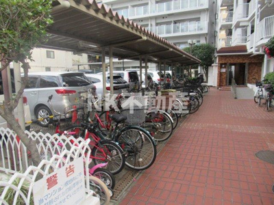 【その他共用部分】 | 永和グランドハイツ（河内永和賃貸） | 駐輪場です