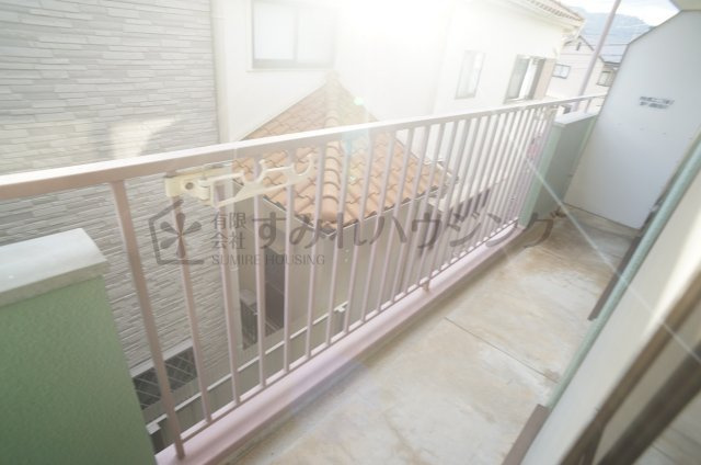 三笠グリーンハイツのバルコニー
