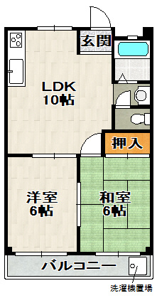 三笠グリーンハイツの間取り