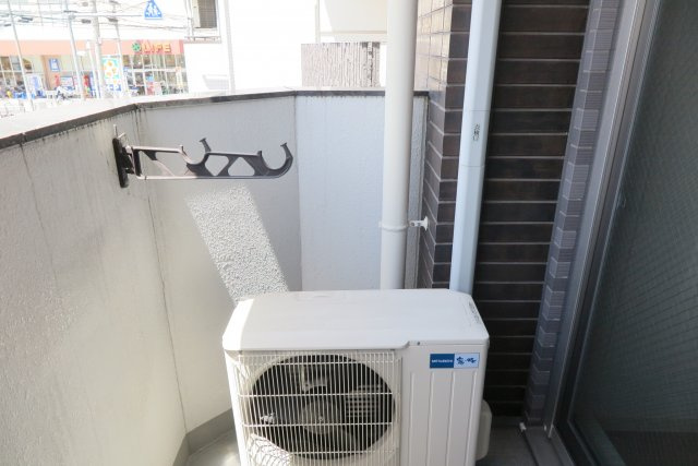 プレサンス難波フィネストのバルコニー