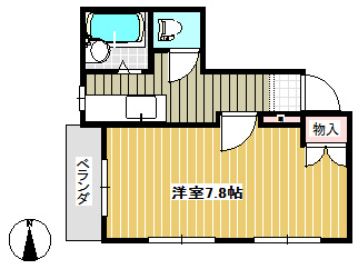 【間取り】 | コーポ椿森