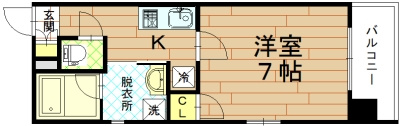 ベラジオ四条大宮の間取り