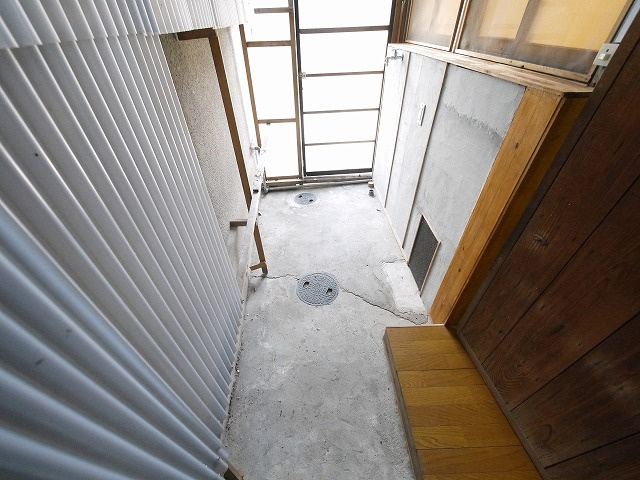 阿片貸家の庭|お庭の付いた物件です