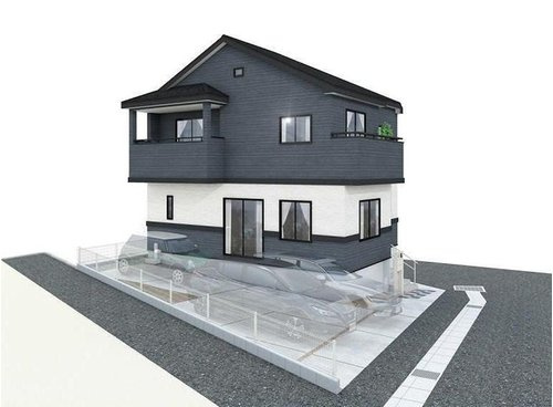 ブルーミングガーデン　倉敷市中庄(第3)の外観パース