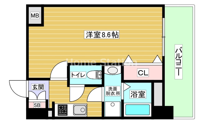 【間取り】 | アドバンス大阪ベイシティ