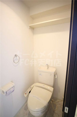 【トイレ】 | S-FORT弁天町 | 清潔感のあるトイレです
