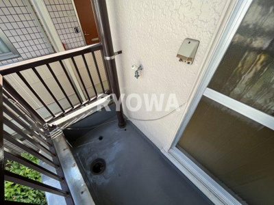 【バルコニー】 | サンコーポ | 掲載の写真は退去前の写真となります。