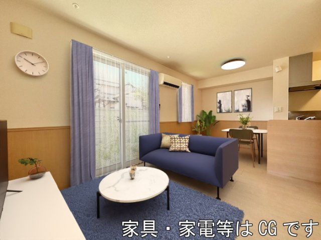 サニーコートⅢの居間・リビング