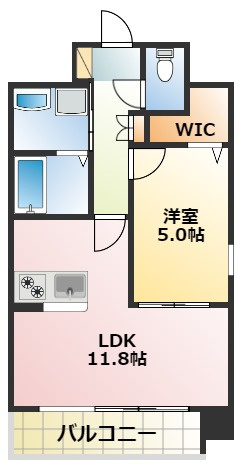 クィーンズくまなんの間取り
