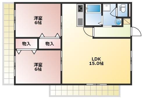 メゾン竹原の間取り