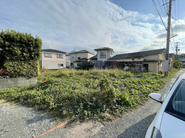 松江町土地の前面道路含む現地写真