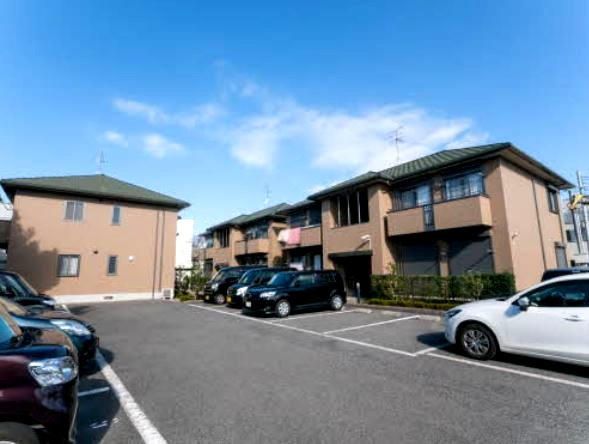 リビエール綾園弐番館の駐車場