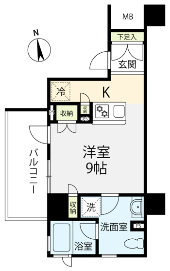 【間取り】 | ルモーデ亀戸