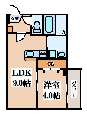 【間取り】 | パロス瓢箪山ラドノルテ