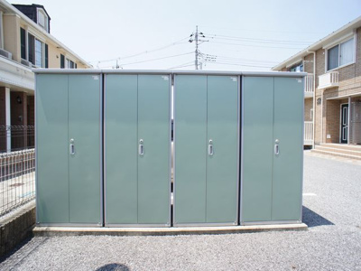 【設備】 | ライネスハイムC | 便利な外物置が付いています♪