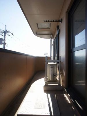 【バルコニー】 | グリーンヒルズ | お洗濯物がたくさん干せます♪