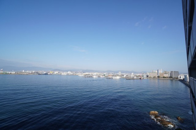 【展望】 | ベイサイドパレス宇品（リフォーム中） | 現地（2023年1月12日10：00頃）撮影
