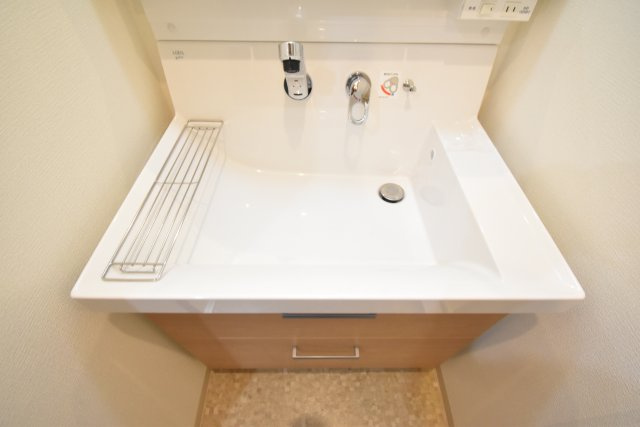 モノトーン難波の洗面所