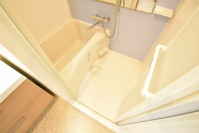 モノトーン難波の浴室