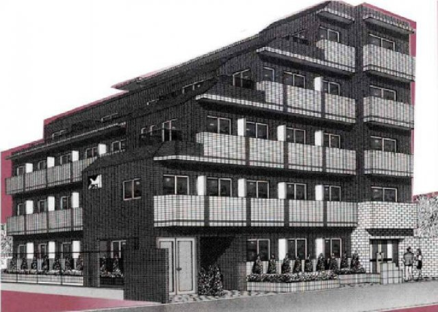 スカイコート蒲田EASTの外観パース