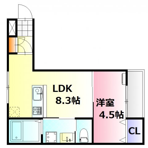 【間取り】 | アーデル牛田新町　A棟