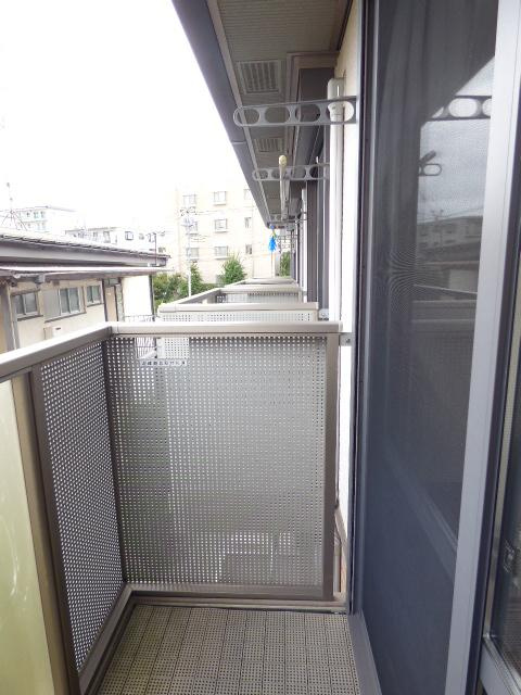 アークフラットのバルコニー