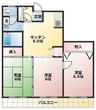 グリーンタウン市川の間取り